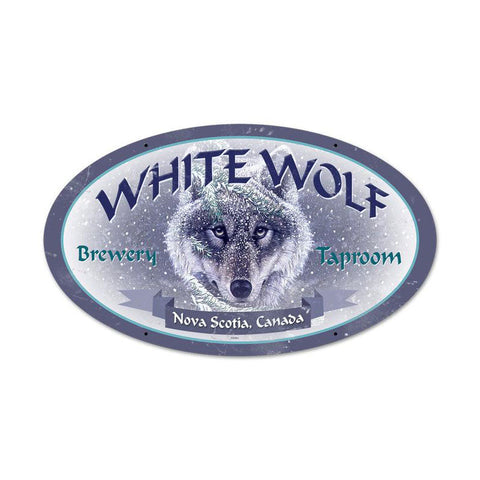 White-Wolf-Vintage-Sign-Metal-Sign