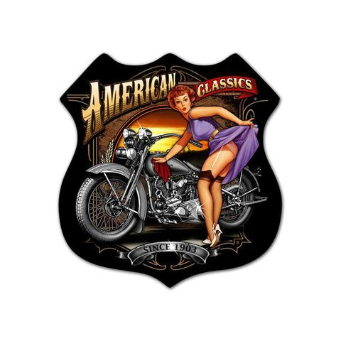 American Classics Vintage Sign Metal Sign