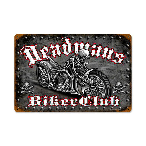 Deadmans Bike Vintage Sign Metal Sign