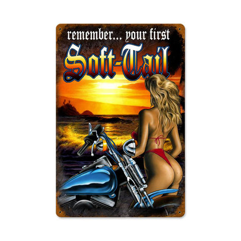 Softail Vintage Sign Metal Sign