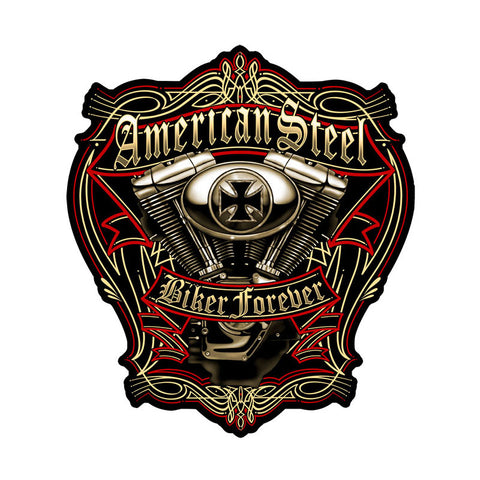 American Iron Vintage Sign Metal Sign