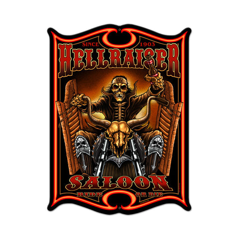 Hellraiser Vintage Sign Metal Sign