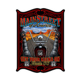 Main Street Vintage Sign Metal Sign