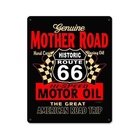 Mother Road Motor Oil Vintage Sign Metal Sign