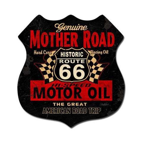 Mother Road Oil Vintage Sign Metal Sign