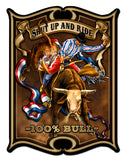 Bull Vintage Sign Metal Sign