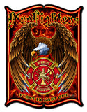 Firfighters Vintage Sign Metal Sign