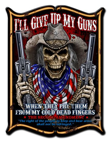 I'll-Give-Up-My-Guns-Vintage-Sign-Metal-Sign