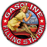 Filling Station Vintage Sign Metal Sign