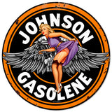 Johnson Gas Vintage Sign Metal Sign