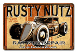 Rusty Nutz Vintage Sign Metal Sign