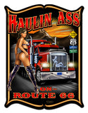 Haulin Ass Vintage Sign Metal Sign