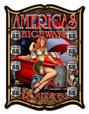 America's Highways Vintage Sign Metal Sign