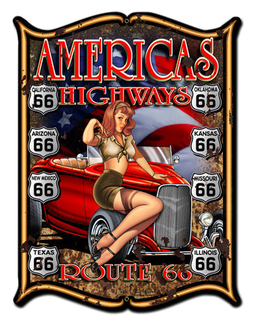 America's-Highways-Vintage-Sign-Metal-Sign