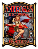 America's Highways Vintage Sign Metal Sign