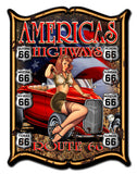 America's Highways Vintage Sign Metal Sign