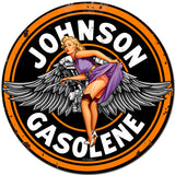 Johnson Gas Vintage Sign Metal Sign