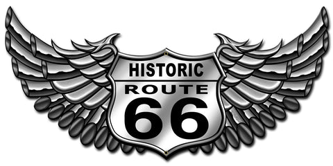 66 Bike Vintage Sign Metal Sign