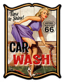 Car Wash Vintage Sign Metal Sign
