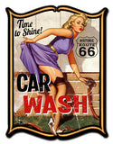 Car Wash Vintage Sign Metal Sign