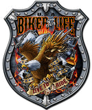 Bikers For Life Vintage Sign Metal Sign