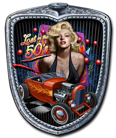 Marilyn Grill Vintage Sign Metal Sign
