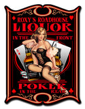 Roxy's Roadhouse Vintage Sign Metal Sign