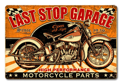 Last-Stop-Garage-Vintage-Sign-Metal-Sign