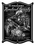 Homeland Security Vintage Sign Metal Sign