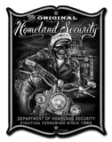 Homeland Security Vintage Sign Metal Sign