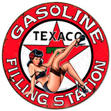 Texaco Girl Vintage Sign Metal Sign