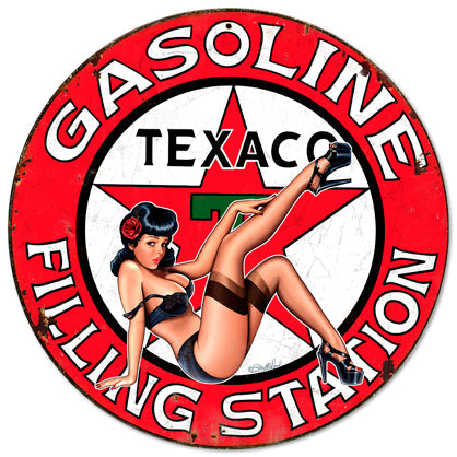 Texaco-Girl-Vintage-Sign-Metal-Sign
