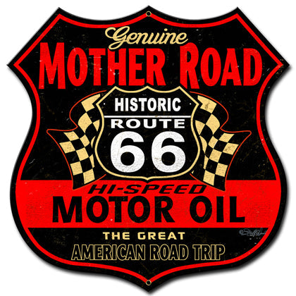 Route-66-The-Mother-Road-Vintage-Sign-Metal-Sign