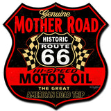 Route 66 The Mother Road Vintage Sign Metal Sign