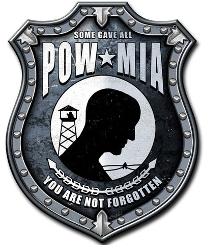 POW MIA Vintage Sign Metal Sign