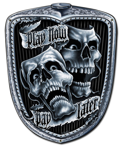 Play-Now-Grill-Vintage-Sign-Metal-Sign