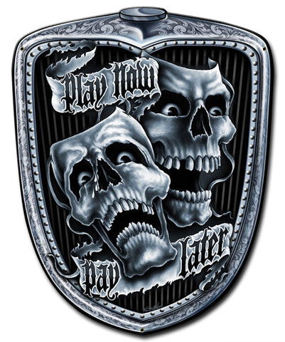 Play-Now-Grill-Vintage-Sign-Metal-Sign