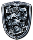 Play Now Grill Vintage Sign Metal Sign