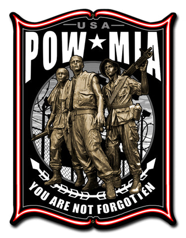 POW Vintage Sign Metal Sign