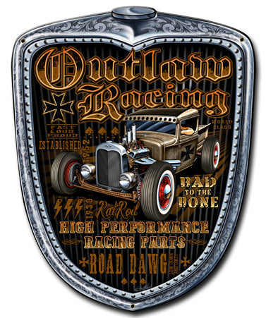 Outlaw-Racing-Grill-Vintage-Sign-Metal-Sign