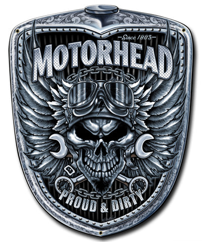 Motorhead Grill Vintage Sign Metal Sign