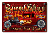 Speed Shop Vintage Sign Metal Sign
