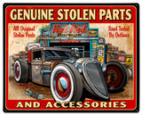 Genuine Stolen Parts Vintage Sign Metal Sign