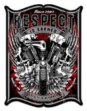 Respect Vintage Sign Metal Sign