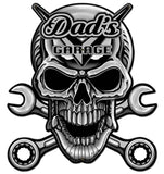 Skull Chrome Vintage Sign Metal Sign