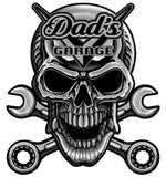 Skull Chrome Vintage Sign Metal Sign