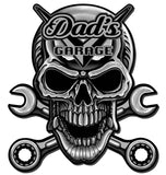 Skull Chrome Vintage Sign Metal Sign