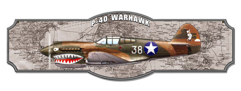 1P-40-Vintage-Sign-Metal-Sign