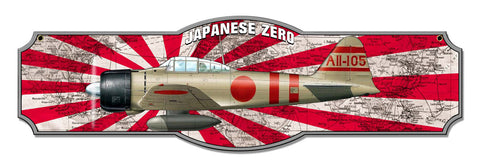 Japan Zero Vintage Sign Metal Sign