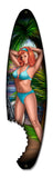 Pin Up Surfboard Vintage Sign Metal Sign